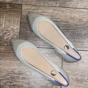 Rothy's Women's Flats in Diamond Metallic - The Point
